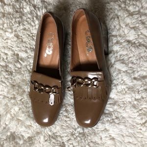 Block Heel Loafers